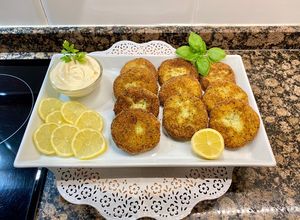 Foto principal de Tortitas de calabacín y queso ricotta