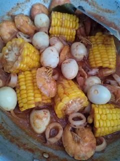 Foto resep 16. Seafood Saus Padang