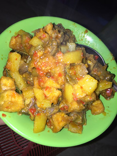 Foto resep Balado kentang, tahu dan ampela