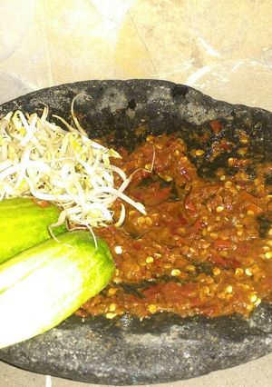 Foto resep Sambal terasi bawang