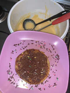 Foto resep Homemade Cheesy Pancake (Tanpa Mixer)