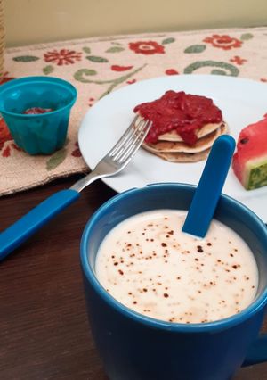 Una foto de Hot cakes/pancakes🥞 VEGANOS