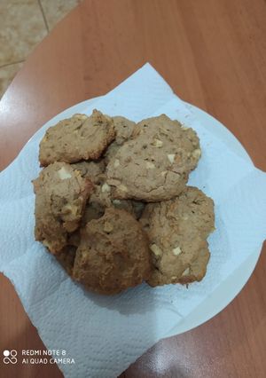 Una foto de Galletas de avena y manzana