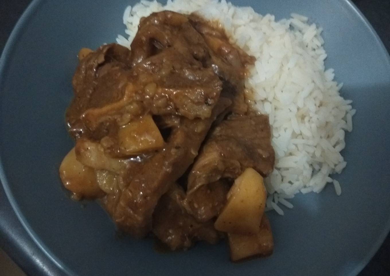 Beef short ribs stew
