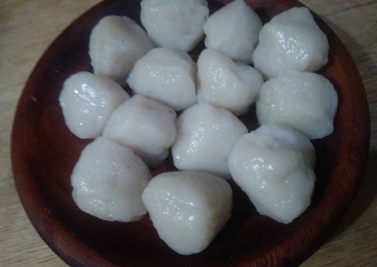 Langkah mengolah Bakso ikan tuna yang Lezat Sekali