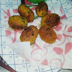 A picture of Rice Potato Croquettes.
