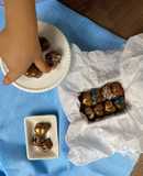 Chocolates de corazón rellenos