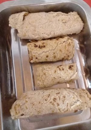 Una foto de Panqueques de avena sin huevo!!!!! Salen riquísimos!!!