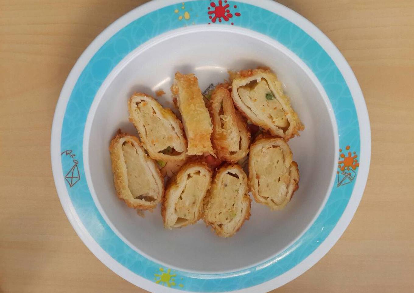 Roti tawar gulung spesial