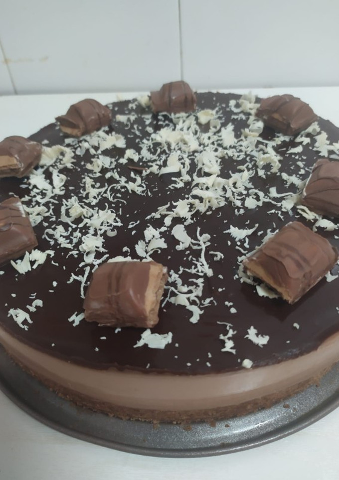Una foto de Tarta de Kinder Bueno