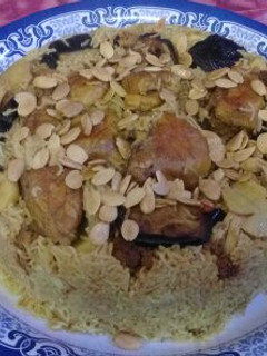 صورة لوصفة مقلوبة دجاج