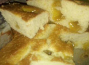 Una foto de Torta con dulce de batata 🍠 Genial para los mates