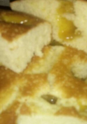 Una foto de Torta con dulce de batata 🍠 Genial para los mates