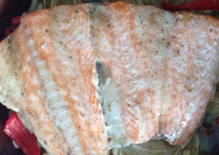 Salmón a la cerveza