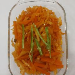 A picture of Cabbage-carrot sabzi.