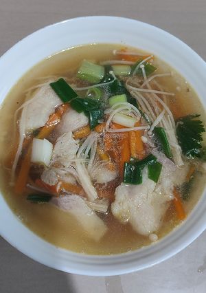 Foto resep Sup dori enoki