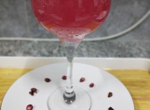 صورة لوصفة عصير الرمان
