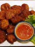 ข้าวโพดทอดมันแบบเผ็ด
