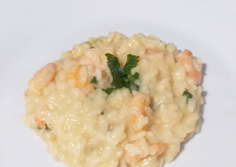 Risoto de camarão