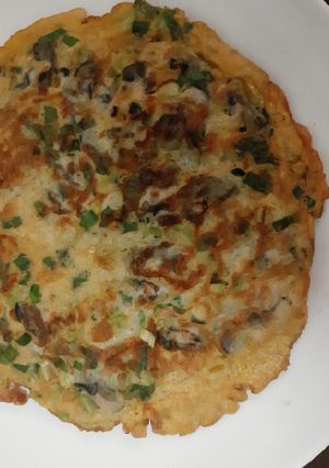 A picture of Oyster Omelet.
