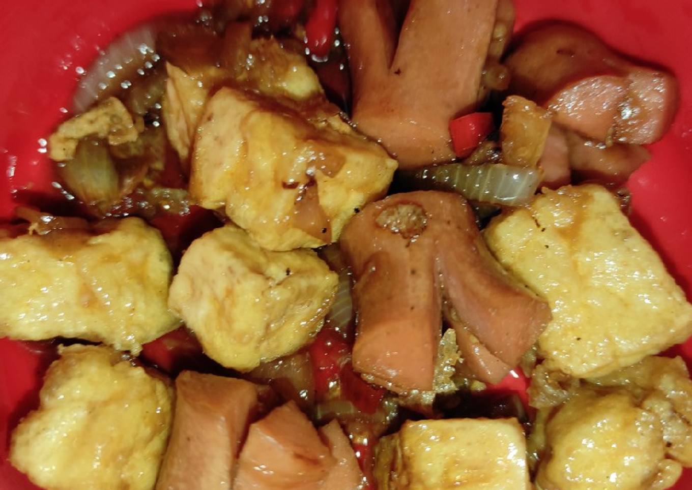Tahu Sosis Pedas Manis