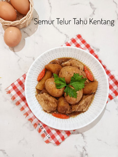 Foto resep 575. Semur Telur Kentang Tahu