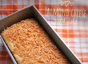 Foto resep Almond cheese pound cake #ketopad