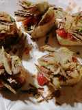 Strudel di branzino e carciofi aromatizzato alla  curcuma