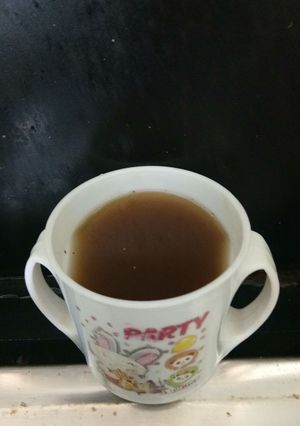 A picture of Pepper jaggery juice.