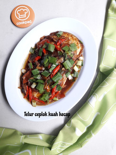 Foto resep Telur ceplok kuah kecap
