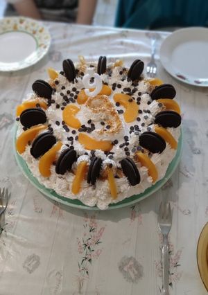 Barackos oreos torta🍰 recept fotója