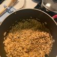 Blackened Rice-Lentil-Cheese Sandwich