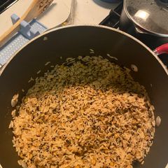 A picture of Blackened Rice-Lentil-Cheese Sandwich.
