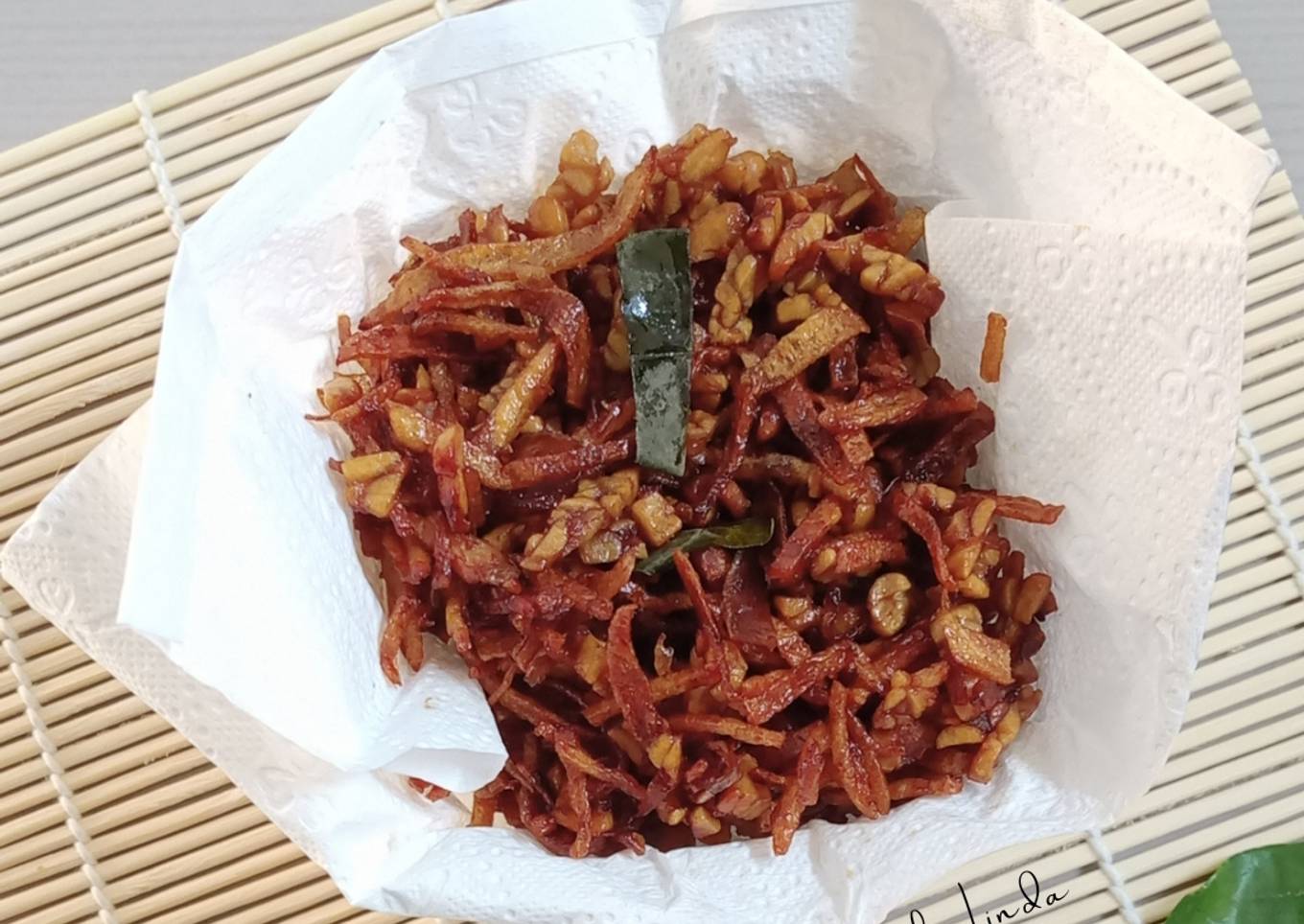 Kering Kentang Tempe bumbu Iris