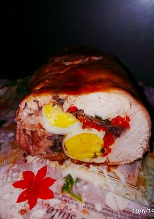Una foto de Pollo relleno