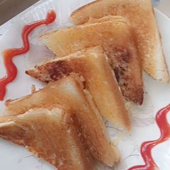 Egg and potato sandwich 🥪 A picture of Egg and potato sandwich 🥪.