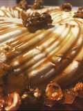 Panna Cotta with Caramel and Hazelnut Brittle