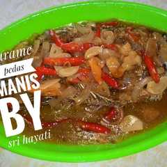 A picture of Gurame pedas manis.