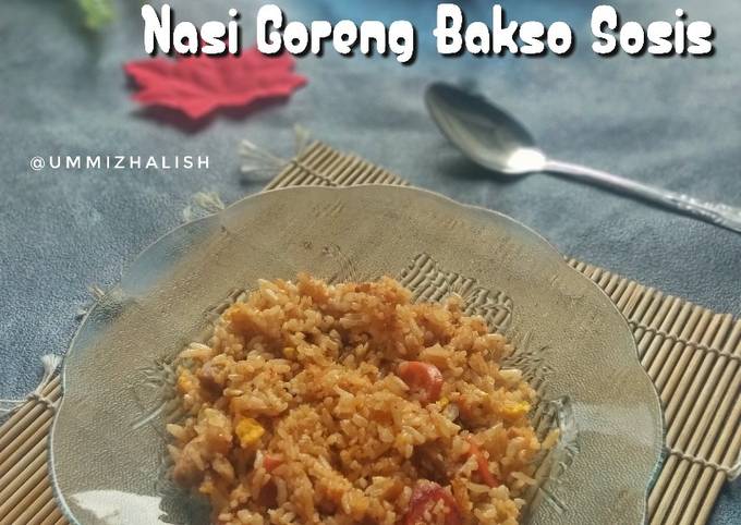 Nasi Goreng Bakso Sosis