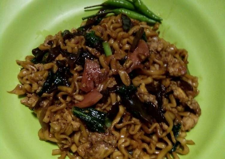 Resep Mie keriting, Bisa Manjain Lidah