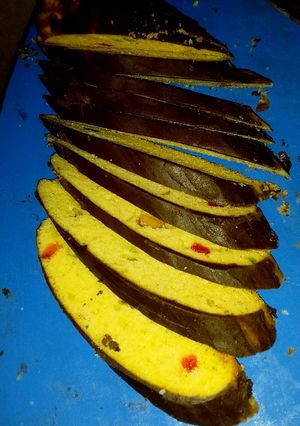 صورة لوصفة فقاص بفواكه معسلة وشوكولاتة 🍫🍫