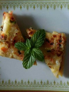 A picture of Bread pizza.