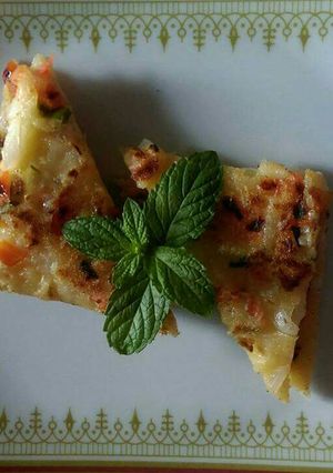 A picture of Bread pizza.