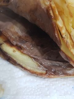 صورة لوصفة كريب بالشوكولاته