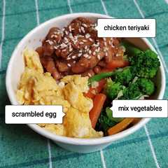 รูปของ Rice bowl chicken teriyaki 🍚