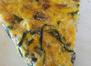 Una foto de Quiche de verduras
