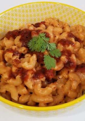 A picture of Front Street Mac and Cheese.