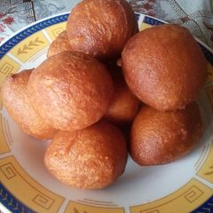 A picture of No yeast,No baking powder mandazi. #4weekschallenge.