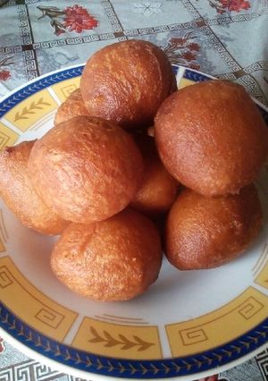A picture of No yeast,No baking powder mandazi. #4weekschallenge.
