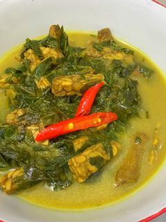 Foto resep Sayur singkong kuah santan